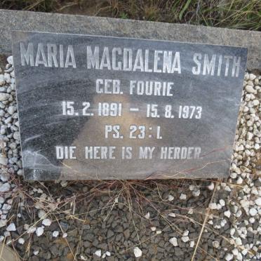 SMITH Maria Magdalena nee FOURIE 1891-1973