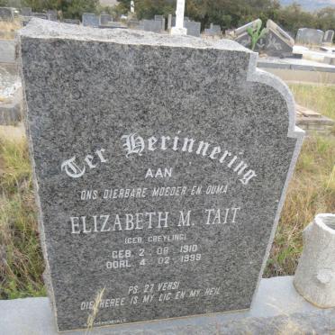 TAIT Elizabeth M. 1910-1999
