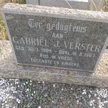 VERSTER Gabriel J. 1904-1967
