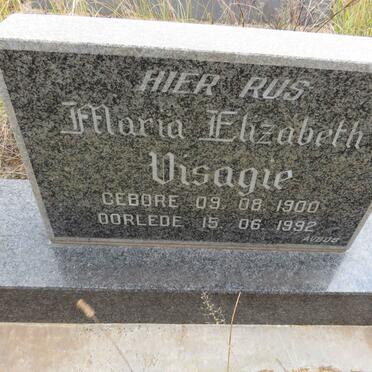 VISAGIE Maria Elizabeth 1900-1992