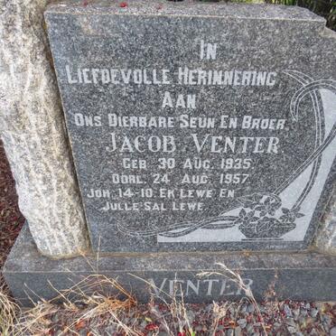 VENTER Jacob 1935-1957