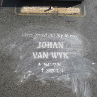 WYK Johan, van 1941-2008