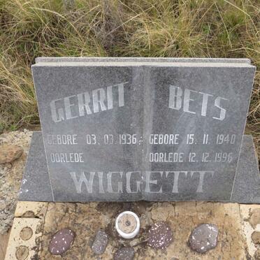 WIGGETT Gerrit 1936- & Bets 1940-1996