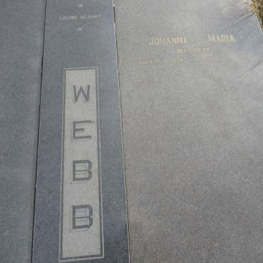 WEBB Johanna Maria nee WEBB 1924-1984_1