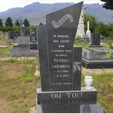 TOIT Petrus Lodewicus, du 1954-1976