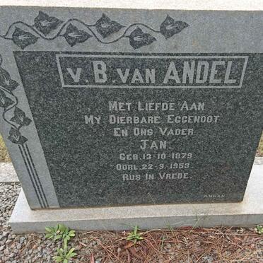 ANDEL Jan, v.B van 1879-1953 &amp; Elsie 1888-1978