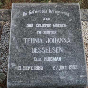 BESSELSEN Teunia Johanna nee HUISMAN 1885-1963