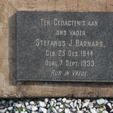 BARNARD Stefanus J. 1844-1933