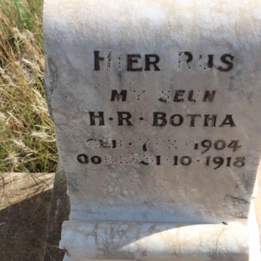 BOTHA H.R. 1904-1918