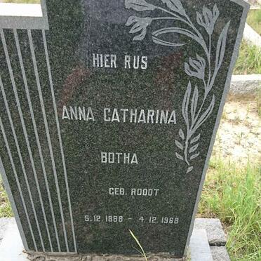 BOTHA Anna Catharina nee ROODT 1888-1968
