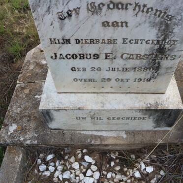 CARSTENS Jacobus E. 1880-1918