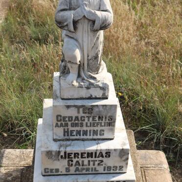 CALITZ Henning Jeremias 1932-1934