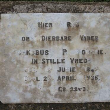 FOUCHE Jakobus P. 1847-1935