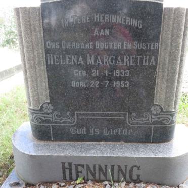 HENNING Helena Margaretha 1933-1953