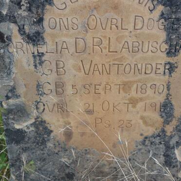 LABUSCHAGNE Cornelia D.R. nee VAN TONDER 1890-1918
