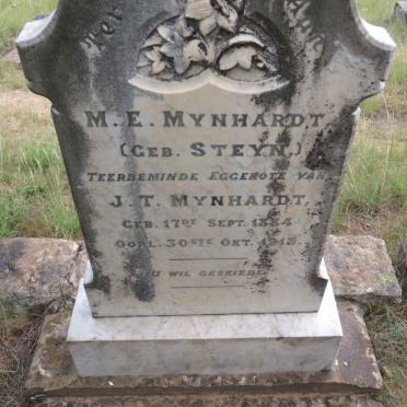 MYNHARDT M.E. nee STEYN 1884-1918