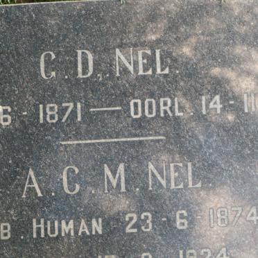 NEL G.D. 1871-1947 &amp; A.C.M. 1874-1924