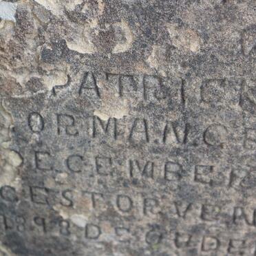 ORMAN Patrick Pieter 1893-1898