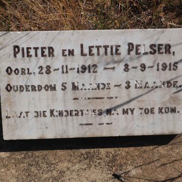 PELSER Pieter -1912 :: PELSER Lettie -1915