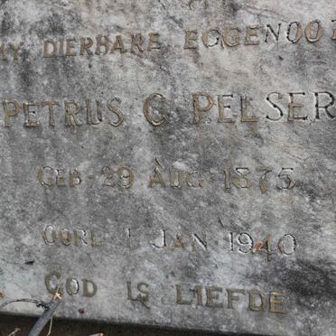 PELSER Petrus C. 1875-1940
