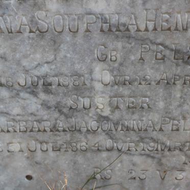 PELSER Barbara Jacomina 1864-1925 :: HENNING Anna Souphia nee PELSER 1881-1928