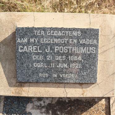 POSTHUMUS Carel J. 1884-1921