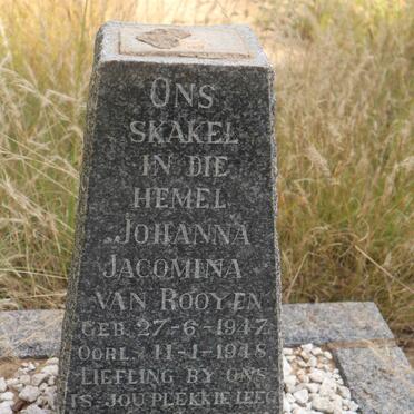 ROOYEN Johanna Jacomina, van 1947-1948