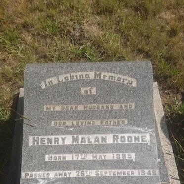 ROOME Henry Malan 1885-1948