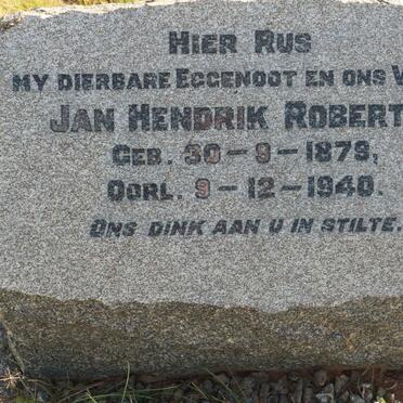 ROBERTS Jan Hendrik 1879-1940