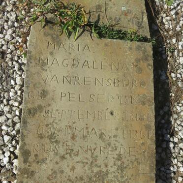 RENSBURG Maria Magdalena, van nee PELSER 186?-1936