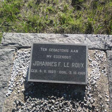 ROUX Johannes F., le 1889-1968