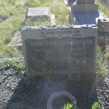 REINE Clarence, la -1926 &amp; Johanna -1944