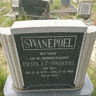 SWANEPOEL Pieter J.F. 1875-1950