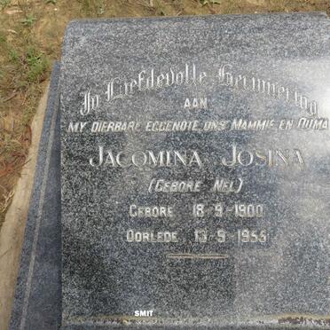 SMIT Jacomina Josina nee NEL 1900-1955