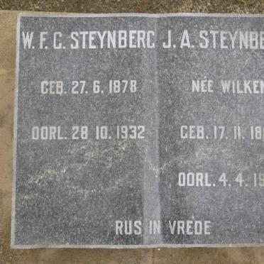 STEYNBERG W.F.C. 1878-1932 &amp; J.A. WILKEN 1888-1944