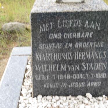 STADEN Marthinus Hermanus Wilhelm, van 1948-1950