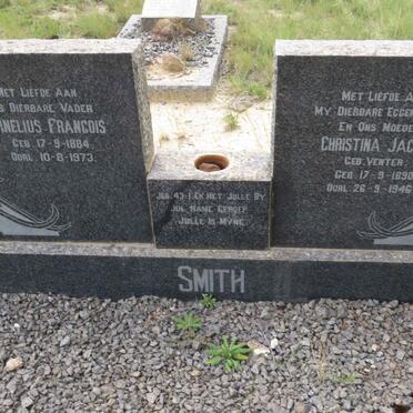 SMITH Cornelius Francois 1884-1973 &amp; Christina Jacoba VENTER 1890-1946