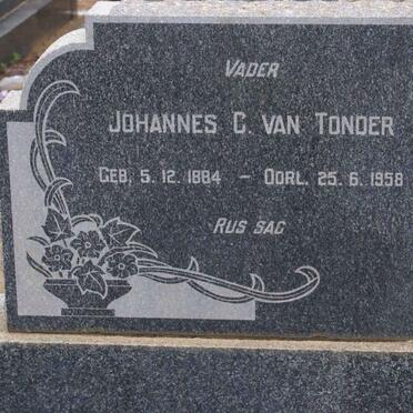 TONDER Johannes C., van 1884-1958
