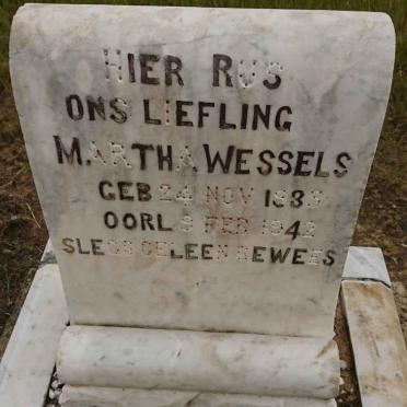 WESSELS Martha 1938-1942
