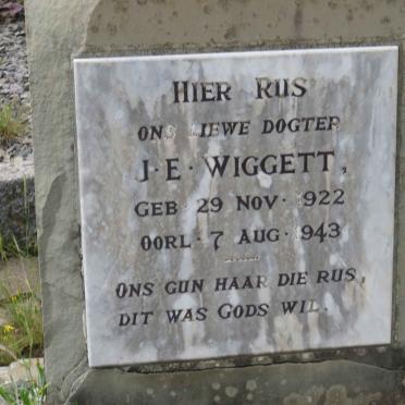 WIGGETT J.E. 1922-1943
