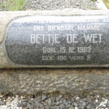 WET Bettie, de -1983