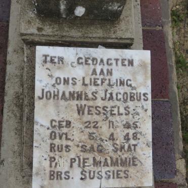 WESSELS Johannes Jacobus 1945-1948
