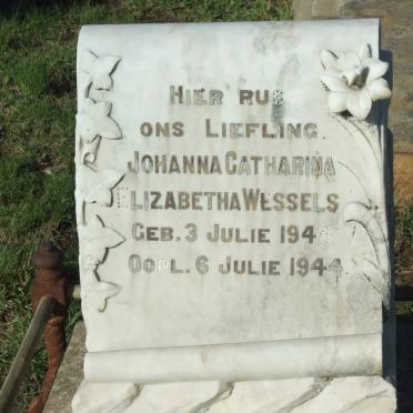 WESSELS Johanna Catharina Elizabeth 1944-1944