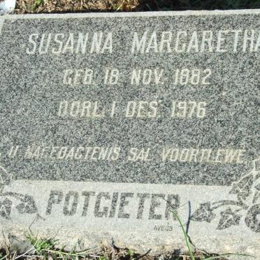 POTGIETER Susanna Margaretha 1882-1976