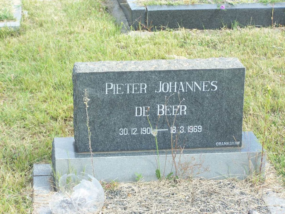 BEER Pieter Johannes, de 1901-1969