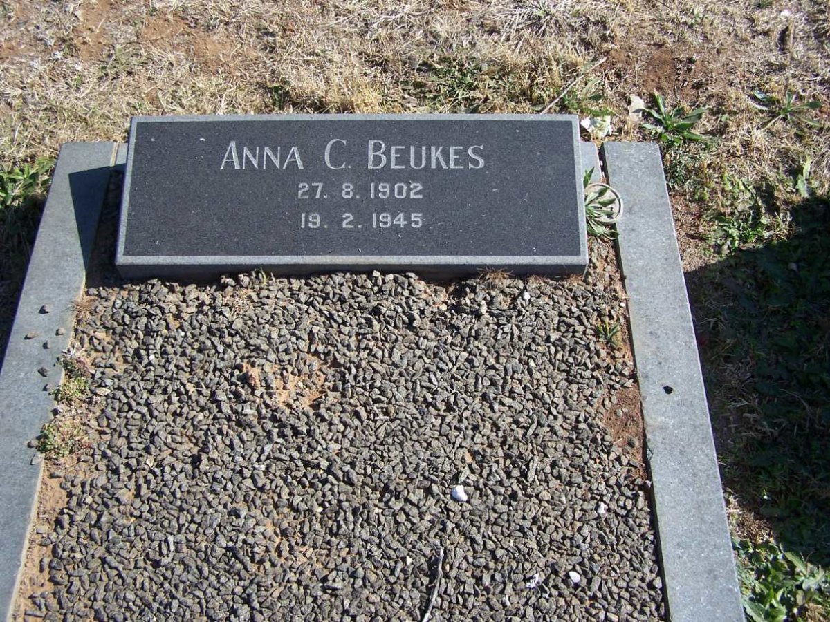 BEUKES Anna C. 1902-1945