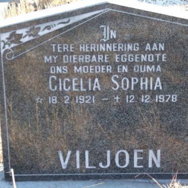 VILJOEN Cicelia Sophia 1921-1978