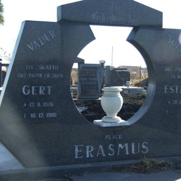 ERASMUS Gert 1926-1988 &amp; Esther 1931-