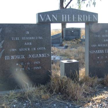 HEERDEN Hendrik Johannes, van 1919-1980 &amp; Susanna Elizabeth 1921-1977 