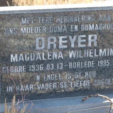 DREYER Magdalena Wilhelmina 1936-1995